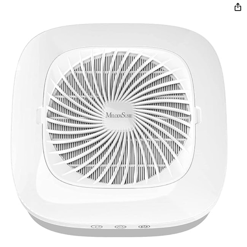NIB NEVER USED! MelodySusie Professional Classic Nail Dust Collector White
